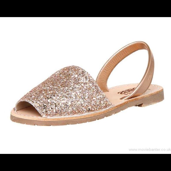 Solillas Shoes - ✨NEW Peach Glitter Sandals